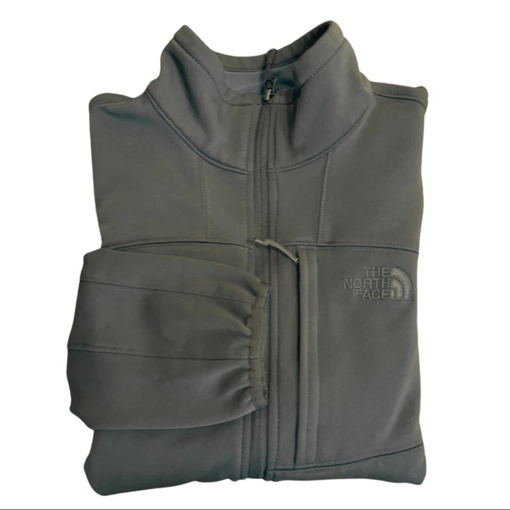 North Face Mens Cinder 200 Green Full Zip Jacket